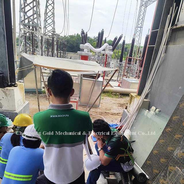 Sa pamamagitan ng aming GDXZ Series Resonant AC Hipot Test System, matagumpay itong nagbigay ng Philippine NGCP na may 230KV 1000mm2 50 metro ng electric line test 