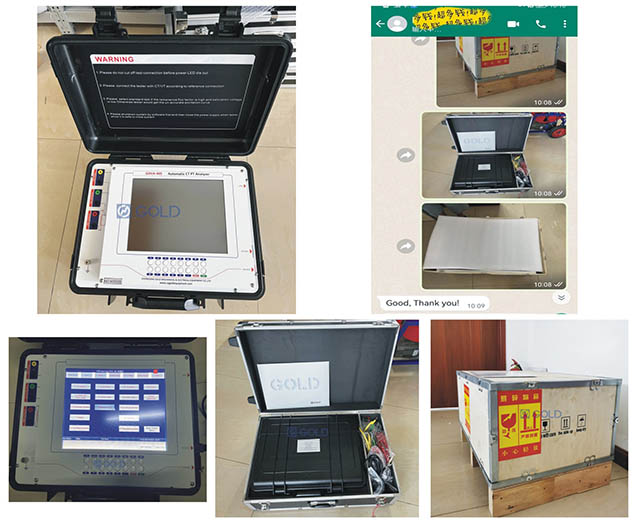 Ang GDVA-405 0.02 % Awcuracy Awtomatikong CT PT Analyzer ay handa nang ipadala