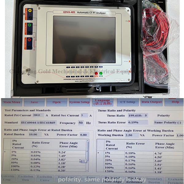 Ano ang error sa ratio at anggulo ng phase ng kasalukuyang transpormer?